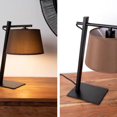 Con su tamaño compacto de 36 cm, la lámpara Luxella es ideal para áreas más pequeñas como mesitas de noche, escritorios o rincones de lectura.