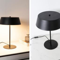 Con sus 46 cm de altura, la lámpara Brilliantglow es ideal para espacios más pequeños como mesitas de noche, escritorios o rincones de lectura.